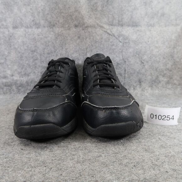 Tredsafe Shoes Men 10 Athletic Trainer Work Comfort Slip Resistant Black Uniform - Picture 3 of 13